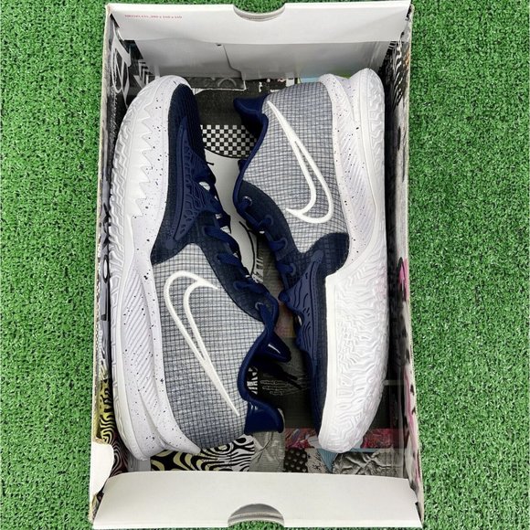 Nike Shoes Blue White Kyrie Low New Basketball Sneakers DM5041